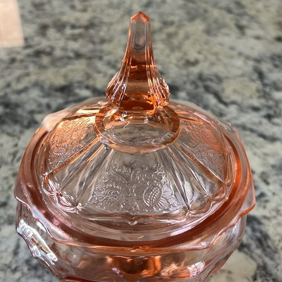 Vintage Depression Glass Mayfair Candy Dish - Picture 11 of 12